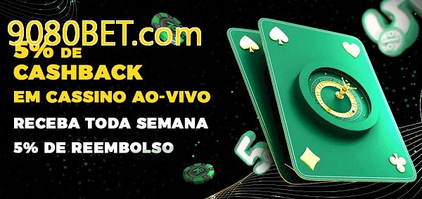 Promoções do cassino ao Vivo 9080BET.com